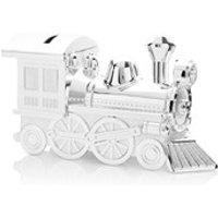 Silver Plated Train Money Box - P7684