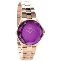 Storm 47254/P Crystana Rose Gold Purple Bracelet Watch - W8705