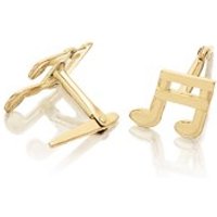 9ct Gold Musical Note Andralok Earrings - 5mm - G3943