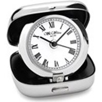 Widdop Metal Case Folding Travel Alarm Clock - C0502