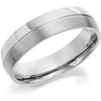 Titanium Double Banded Ring - 6mm - J1113-Z