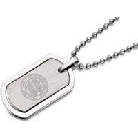 Stainless Steel Celtic FC Crest Dog Tag And Ball Chain - J2918