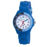 Tikkers TK002 Children's Football Blue Silicon Strap Watch - W0185