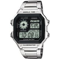 Casio AE-1200WH-D1AVEF Chronograph LCD Multifunction World Time Bracelet Watch - W1504