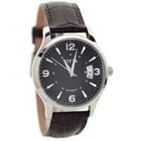 Fiyta DGA0008.WBR Automatic Brown Leather Strap Watch - W4945