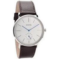 Fiyta WG800005.WWR Brown Leather Strap Watch - W4951