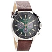 Seiko SSC513P9 Solar Chronograph Brown Leather Strap Watch - W2493