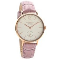 Fiorelli HD75.14FO Rose Gold Plated Pink Leather Strap Watch - W5318