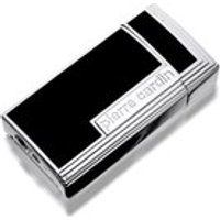 Pierre Cardin Black Lacquer And Chrome Cigar Lighter And Integral Cutter - A2876