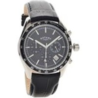 Rotary GS00528/04 Chronograph Black Leather Strap Watch - W1270