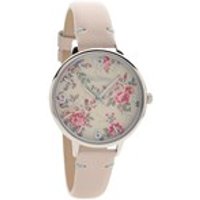 Cath Kidston CKL001PS Kingswood Rose Nude Leather Strap Watch - W5613