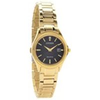 Citizen GA1032-52E Gold Plated Eco-Drive Bracelet Watch - W9129