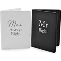 Amore Mr Right And Mrs Always Right Passport Holders - P71126