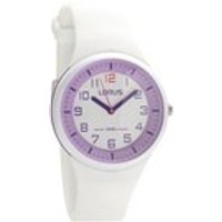 Lorus Children's White Silicon Strap Watch - W5854