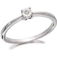 My Diamonds Silver Diamond Ring - D9915-M