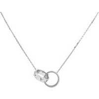 Clogau Silver And 9ct Rose Gold Tree Of Life Heart Necklace - R4826