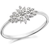 My Diamonds Silver Diamond Cluster Ring - D9026-P