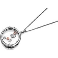 Clogau Silver And 9ct Rose Gold Tree Of Life Inner Charm Necklace - R4844