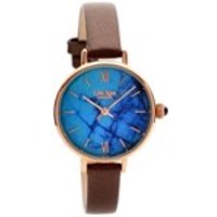 Lola Rose LR2040 Magnesite Brown Leather Strap Watch - W0314