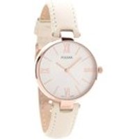 Pulsar Rose Gold Plated Cream Leather Strap Watch - W9420