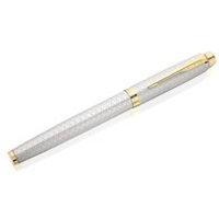Parker 1931686 IM Grey With Gold Trim Rollerball Pen - A2342