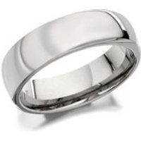 Titanium Polished Finish Band Ring - 7mm - J1002-Y