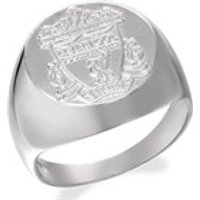 Sterling Silver Liverpool FC Crest Signet Ring - J2233-W