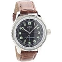 Limit 5636.01 Black Dial Brown Leather Strap Watch - W77102