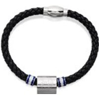 Stainless Steel And Leather Everton FC Bracelet - J2951