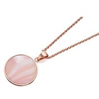 Bronzallure Pink Mother Of Pearl Necklace - J7928