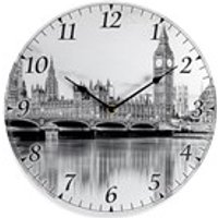 Widdop London Iconic Collection Glass Wall Clock - C5782