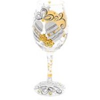 Lolita Cheers To The Happy Couple Wine Glass - P71137