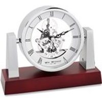 Widdop Pivoted Skeleton Mantel Clock - C1228