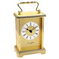 Widdop Brass Effect Carriage Clock - C1787