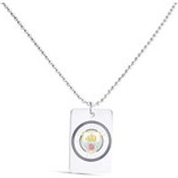 Stainless Steel Manchester City FC Dog Tag And Ball Chain - J2094