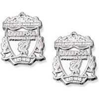 Sterling Silver Liverpool FC Crest Earrings - J2221