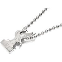 Stainless Steel Liverpool FC Liverbird Pendant And Ball Chain - J2297