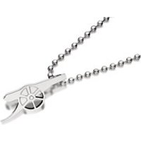 Stainless Steel Arsenal FC Canon Pendant And Ball Chain - J2397