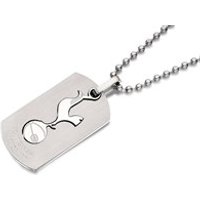 Stainless Steel Tottenham Hotspur FC Double Dog Tag And Ball Chain - J2795