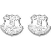 Sterling Silver Everton FC Crest Earrings - J2943