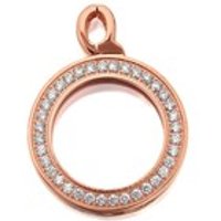 Quoins QHO16RS Rose Gold Plated Swarovski Crystal Pendant - Small - J7518