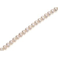 9ct Gold Cultured Freshwater Pearl Necklace - 16in - J9565