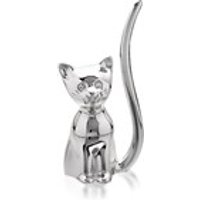 Sophia Silver Plated Cat Ring Holder - P6527
