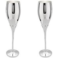 Silver Plated Champagne Flutes - P7188