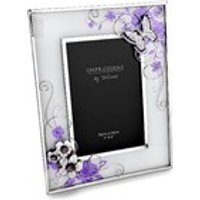 Sophia Butterfly And Flowers Glass Photo Frame - P8834