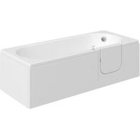 Cooke & Lewis RH Acrylic Straight Bath (L)1700mm (W)700mm