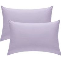 Chartwell Plain Housewife Wisteria Pillow Case Pack Of 2
