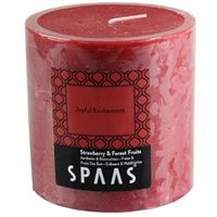 Spaas Strawberry & Forest Fruits Pillar Candle Medium