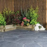 Graphite Minster Paving Patio Pack (L)2.3 (W)2.3m Pack Of 33 5.29 M²