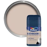 Dulux Bathroom Soft Stone Soft Sheen Emulsion Paint 50ml Tester Pot